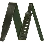 Fender Broken-In Leather Strap Green 2.5"