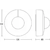 Steinel rörelsesensor IS3360 KNX V3.1 AP rund