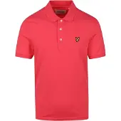 Lyle & Scott elektrisk rosa vanlig pikétröja
