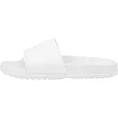 HUGO BOSS Dam/Ladies Match It Stacked Logo Flat Sliders (Vit)