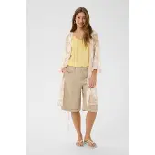 Cream Kimono 'CRDanica' ljusgul / ljusgrå / rosa / vit