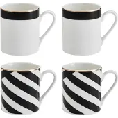 MIKASA Luxe Deco 380ml Mugg 4 Enheter