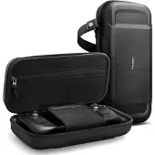 Spigen Rugged Armor Pro Sleeve, Fodral, Ånga, Svart, EVA (Ethylene Vinyl Acetate), Polyuretan, Steam Deck, Fallsäker, Reptålig