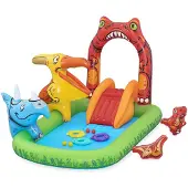 Bestway 53160, Uppblåsbart lekcenter, 2 År, Polyeten, Polystyren (PS), Polyvinylklorid (PVC), Grön, Röd, Gul