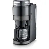 Severin Severin: Kaffebryggare med kvarn Dark Inox KA 4830