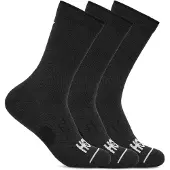 Hoka One One - Trail running kläder - Crew Run Sock 3-Pack White / White / White för Unisex - Storlek S - Vit