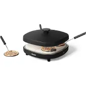 Tristar PZ-9174 Pizzabaker Cool-Touch-hölje, Non-stick-beläggning, Kontrolljus