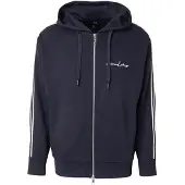 Armani Exchange för män. 8NZMSHZ9N1Z1583 Marinblå sweatshirt med stretch (XL), Casual, Polyester, Marino