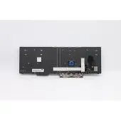 Lenovo Lite-On - Ersättningstangentbord för bärbar dator - med Trackpoint, UltraNav - bakgrundsbelyst - QWERTY - spansk - svart - för ThinkPad P15s Gen 1 20T4, 20T5