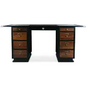 Authentic Models Captain's skrivbord svart
