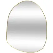 Atmosphera Lustro spegel - asymmetrisk, guld - 30 x 40 cm