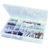 Toymax Förvaringsbox med 14 fack 55x33,2x25,4 cm svart