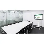 IC Intracom TECHly - Vagn - för platt panel/AV-utrustning - aluminium, stål, plast - klarvit - skärmstorlek: 37-70