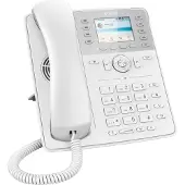 Herma D735 - VoIP-telefon - 3-riktad samtalsförmåg - SIP, RTCP - 12 linjer - vit
