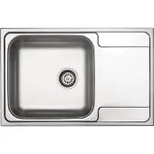Deante Stål Zeo_311c Diskbänk Med 1 Ho Och Avrinningsyta
