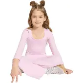 Adidas Originals LÅNGÄRMAT LEGGINGSSET I VINTERANPASSAD RIBB, storlek 104 cm