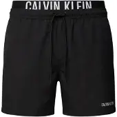 Calvin Klein Badshorts 'Intense Power' svart / vit