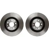 TRW Bromsskiva DF6933 fram, ventilerad, 1 Stycke