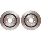 TRW Bromsskiva DF6387 bak, ventilerad, 1 Stycke