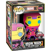 Funko POP! Förundran Järn Svartljus Mansfigur