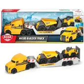Dickie Toys Mack/Volvo Långtradare med Anläggningsfordon