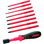 Cimco Werkzeuge Vridmomentskruvmejsel-set VDE 9 delar
