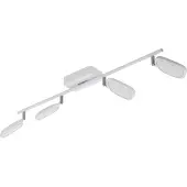 Eglo connect Palombare-C LED-taklampa 4 lampor Palombare-C, dimbar, Vitt / opal, Hall, Syntetmaterial, Modern, Smarta hem taklampa