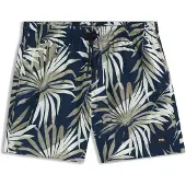 BOSS för män. 50508844 Badbyxor Piranha marin (XXL), Strandkläder, Polyester, Marino