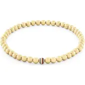 Tommy Hilfiger Gold Plated Signature Bead Bracelet