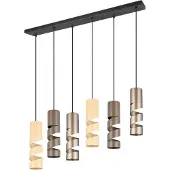 TRIO Lighting Hänglampa Stream, dimbar, Multifärgad, Vardagsrum / matsal, Metall, Modern, Pendellampa