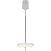 TRIO Lighting Pendellampa Keaton, dimbar, Aluminium / grå / zink, Vardagsrum / matsal, Metall