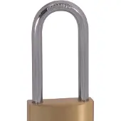 Kasp K12040L55A1 Hänglås 40 mm Lika låsning Guldgul Nyckel