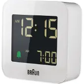 Braun BC08W-DCF DCF Väckarklocka Vit