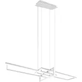 TRIO Lighting Pendellampa Salinas, dimbar, Vitt / opal, Vardagsrum / matsal, Metall, Modern