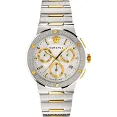 Versace Klocka - - VEZ900321 - Greca Logo Chrono - 43mm - Vattentålighet 5ATM