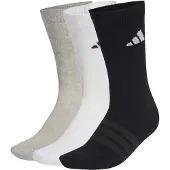 Adidas Sportsockor 'Ess' beigemelerad / mörkgrå / svart / vit