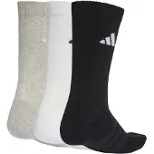 Adidas Sportsockor 'Ess' beigemelerad / mörkgrå / svart / vit