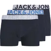 Jack & Jones Boxershorts 'JACCONOR' marinblå / ljusblå