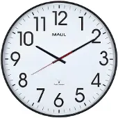 MAUL 9054890 DCF Väggklocka 47.7 cm x 350 cm x 300 mm x 50 mm x 54 mm Svart Smygande urverk (tystgående)
