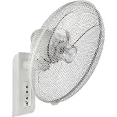 CasaFan Greyhound WV 45 FB LG Väggventilator 50 W (Ø x H) 44.3 cm x 280 mm Ljusgrå Oscillerande, Svängbar, med fjärrkontroll, Väggmontering
