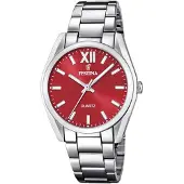 Festina Alegria Rostfritt Stål Röd Urtavla Kvarts F20622-B Damklocka röd
