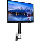Iiyama DS1001C-B1 1x Monitor bordsfäste Svart Tiltbar, Justerbar i höjd, Svängbar