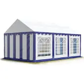 Sonstiges 3x6 m partytält, PVC 700, blå-vit
