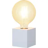 Star Trading Lampfot E27 Kub 9cm | vit []