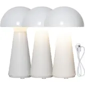 Star Trading Bordslampa svamp | vit []