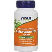 NOW,NOW Foods,NOW,NOW Foods , Standardiserad Extract Ashwagandha, 450 mg, 180 Veg Capsuler