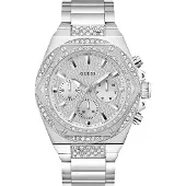 GUESS Analog klocka 'FURY' silver