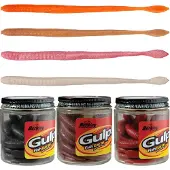Berkley White Gulp Nightcrawler Scent 150 Mm Plastmaskar Mjölkig 70g