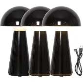 Star Trading Bordslampa svamp | svart []