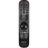 Savio RC-24, TV, Universal, IR trådlös, Tryckknappar, Svart